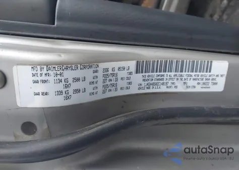 2002 Jeep Grand Cherokee Laredo z USA, uszkodzony, nr VIN 1J4GX48S02C148197